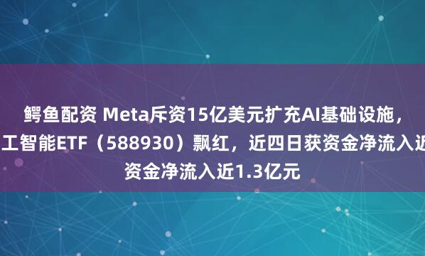 鳄鱼配资 Meta斥资15亿美元扩充AI基础设施，科创板人工智能ETF（588930）飘红，近四日获资金净流入近1.3亿元